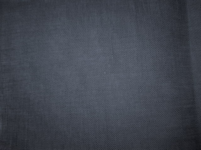 32ct Linen ~ Chalkboard Black Fat 1/2