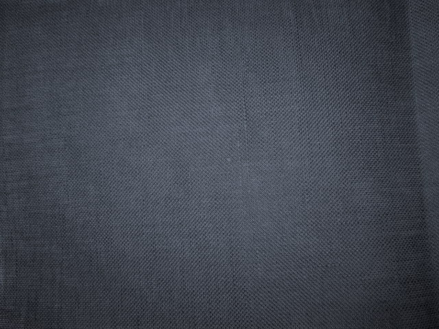 32ct Linen ~ Chalkboard Black Fat 1/2