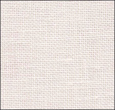 32ct Linen ~ Platinum ~ Random Cut ~ 16" X 27"