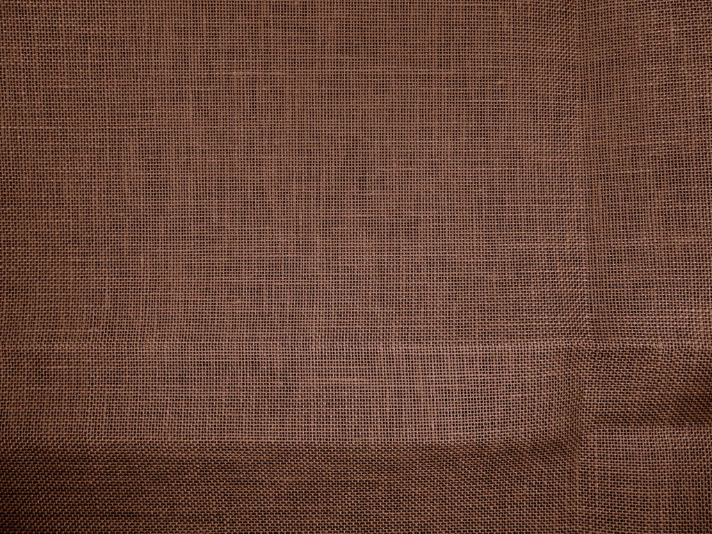 28ct Linen ~ Milk Chocolate Fat 1/4 Plus 18" X 34 1/2"