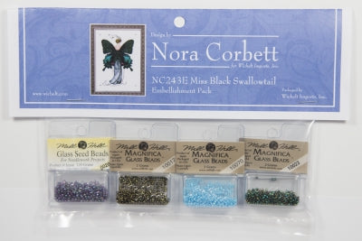 Nora Corbett/Mirabilia ~ Butterfly Misses Collection ~ Miss Black Swallowtail EMB PACK