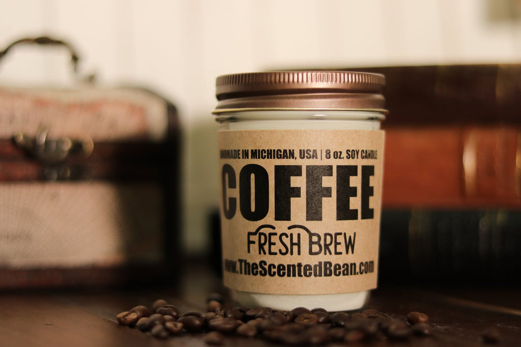 The Scented Bean - Fresh Brew Coffee 8 oz Candle