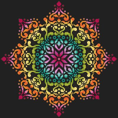 Shannon Christine Designs ~ Full Rainbow Mandala 2