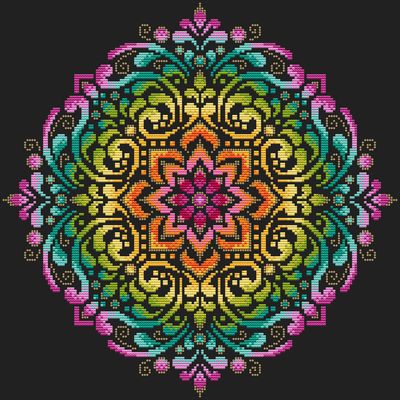 Shannon Christine Designs ~ Full Rainbow Mandala