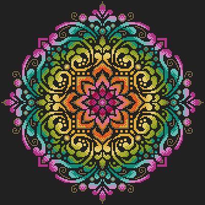 Shannon Christine Designs ~ Full Rainbow Mandala