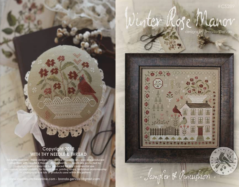 Country Stitches/With Thy Needle & Thread ~ Winter Rose Manor (gorgeous!)