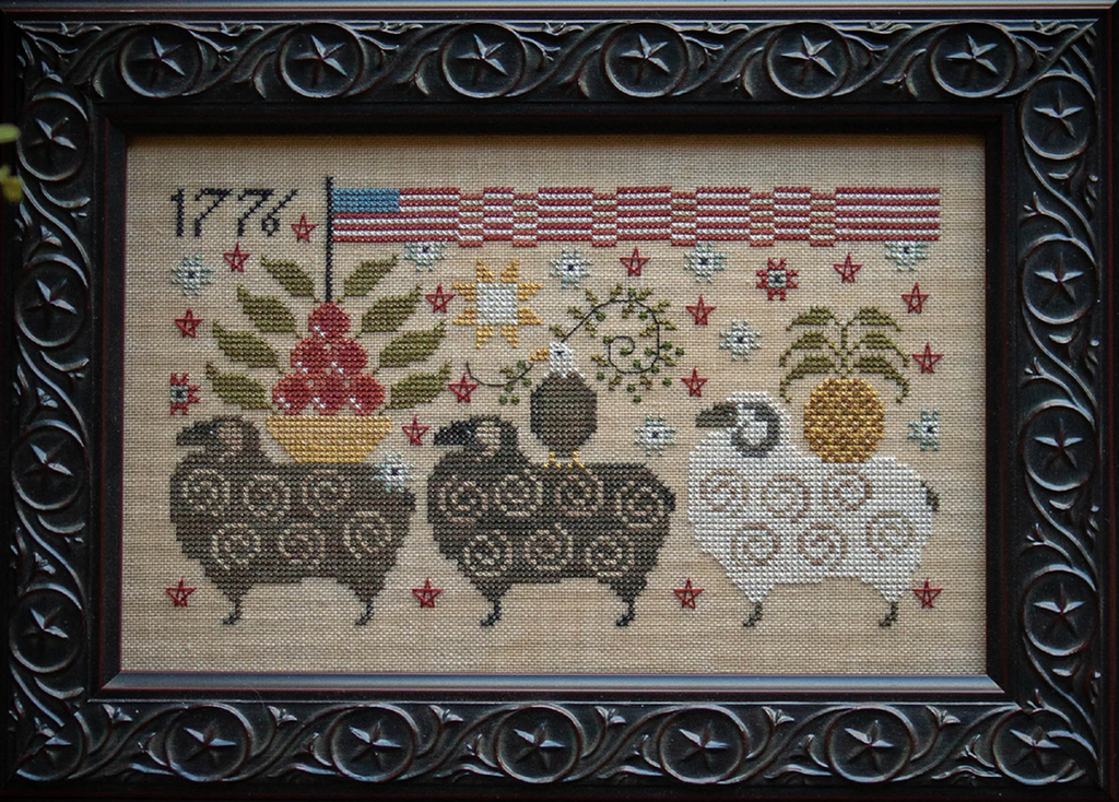 Plum Street Samplers ~ Flag Flock & Sheep Keep