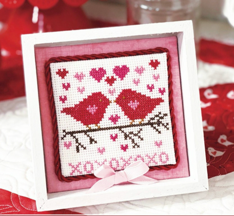 Primrose Cottage Stitches ~ Love Birds