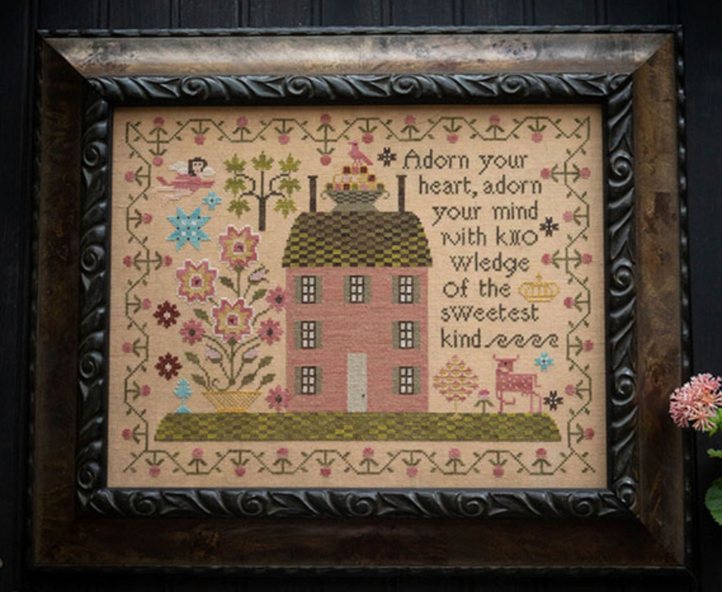 Plum Street Samplers ~ Adorn Your Heart Sampler and Pincushion (see both photo's!)