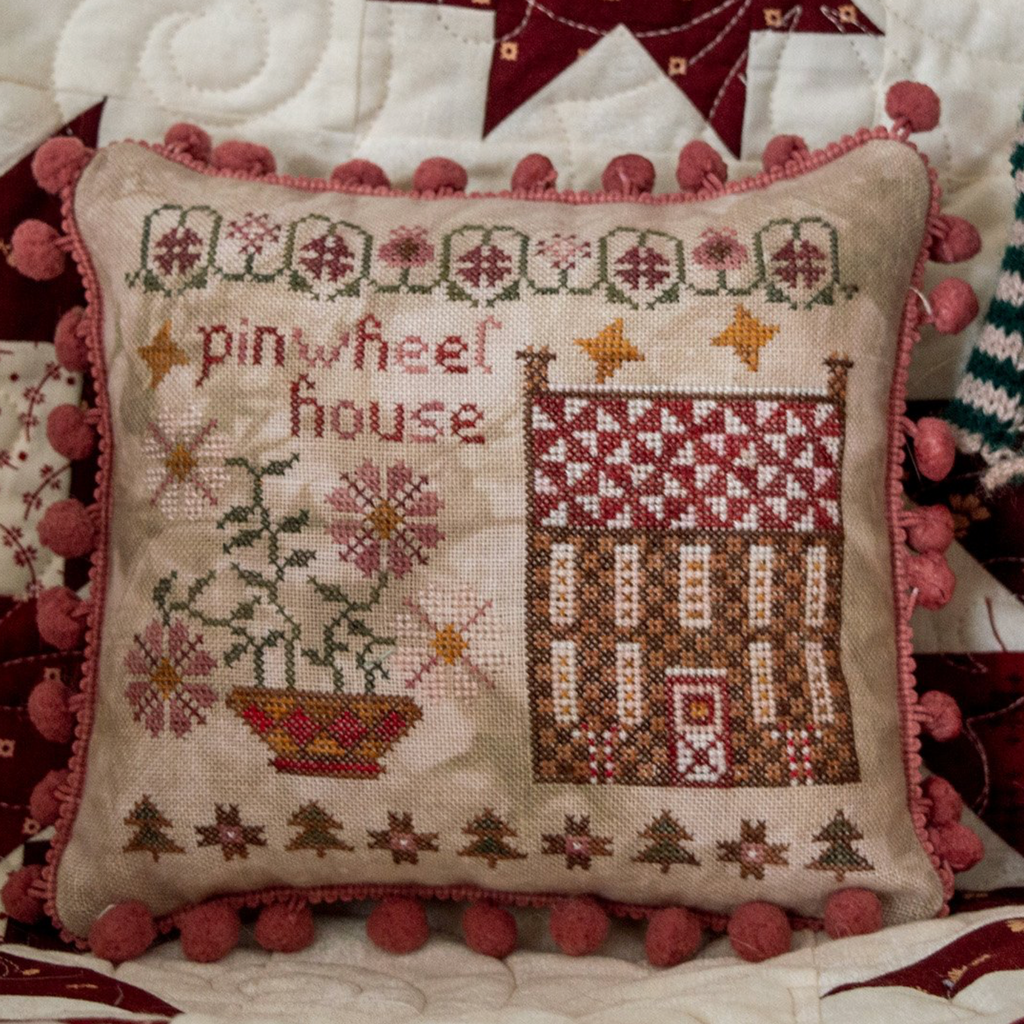 Pansy Patch Stitchery ~ Pinwheel House