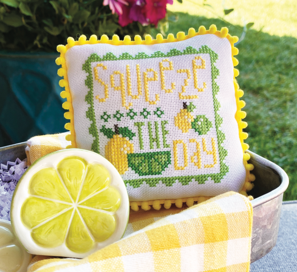 Primrose Cottage Stitches ~ Squeeze the Day