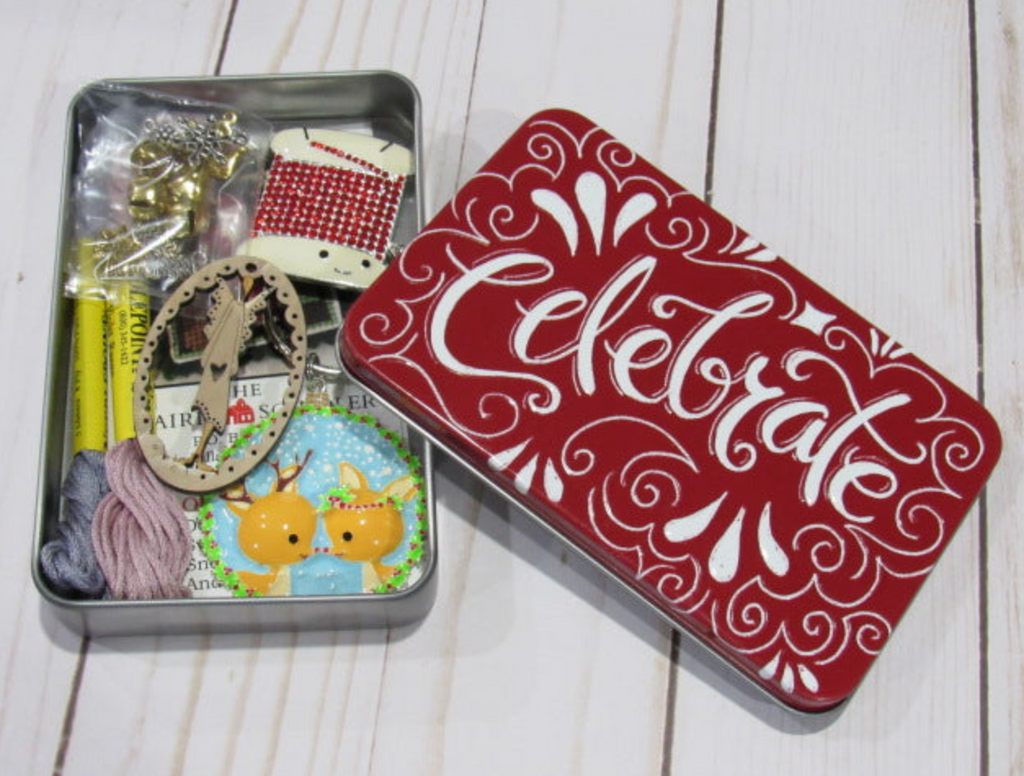 Celebrate Holiday Tin #1B~ ONE OF A KIND!!!
