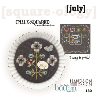 Hands On/JABC ~ Chalk Squared July w/buttons