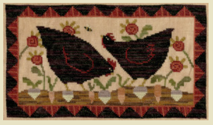 Teresa Kogut ~ Hens in the Garden