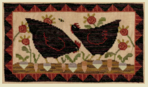 Teresa Kogut ~ Hens in the Garden