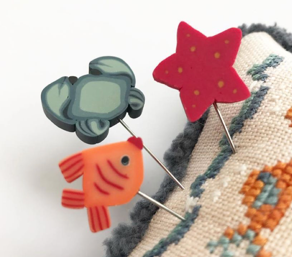 JABC/Hands On Design ~ Mini Pins ~ Sea Friends