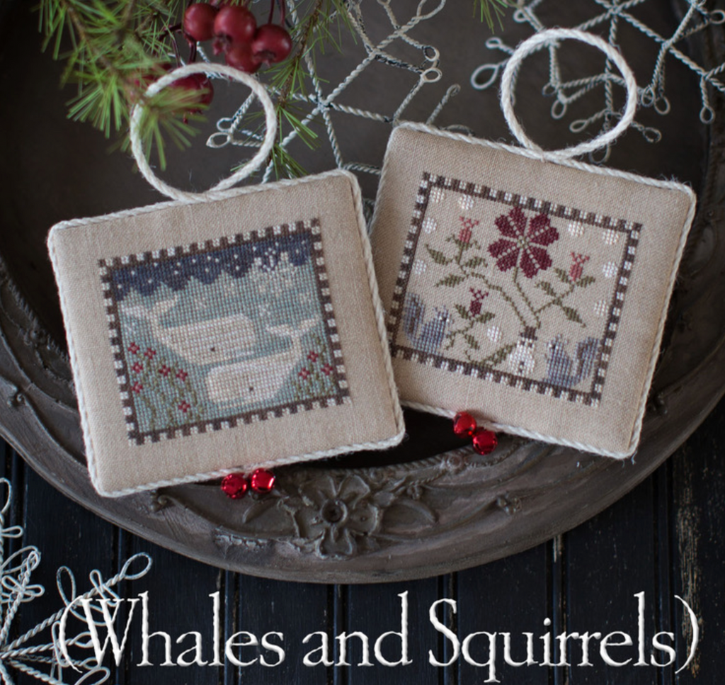 Plum Street Samplers ~ Noah's Christmas Ark #3 ~ Whales & Squirrels