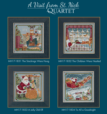 Mill Hill Kits ~ A Visit From St. Nick Quartet