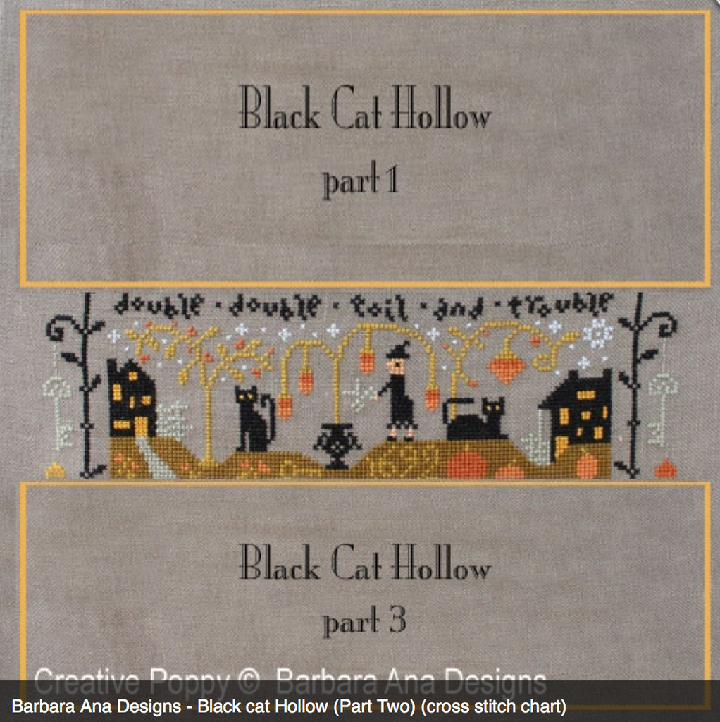 Barbara Ana Designs ~ Black Cat Hollow Part 2