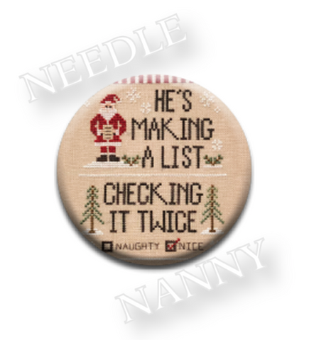 Country Cottage Needleworks ~ Santa's List Needle Nanny
