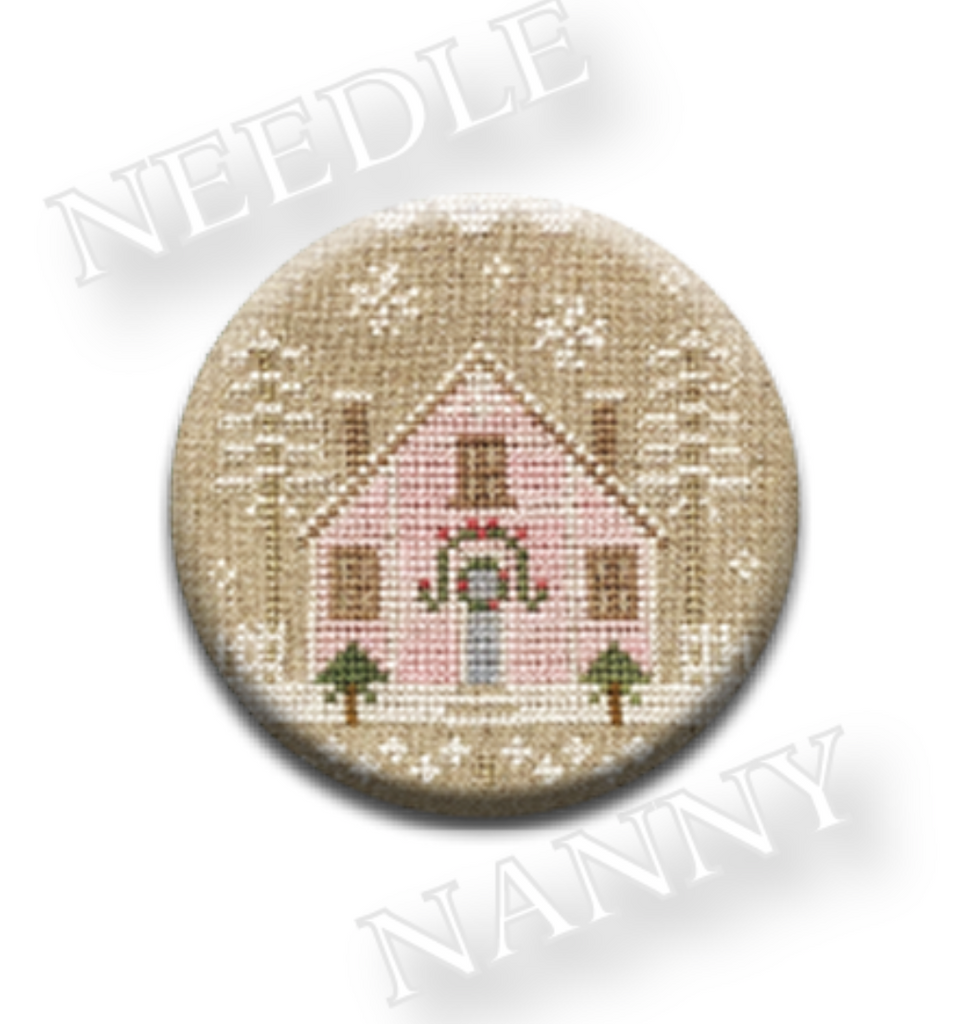 Country Cottage Glitter House #2 Needle Nanny