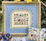 Shepherd's Bush Kits ~ Blue Flower Button + Happy Ewe Pattern