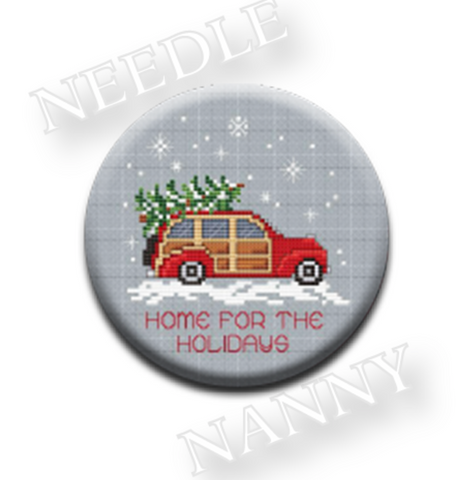 Sue Hillis Designs ~ Woody Needle Nanny ~ Home for the Holidays