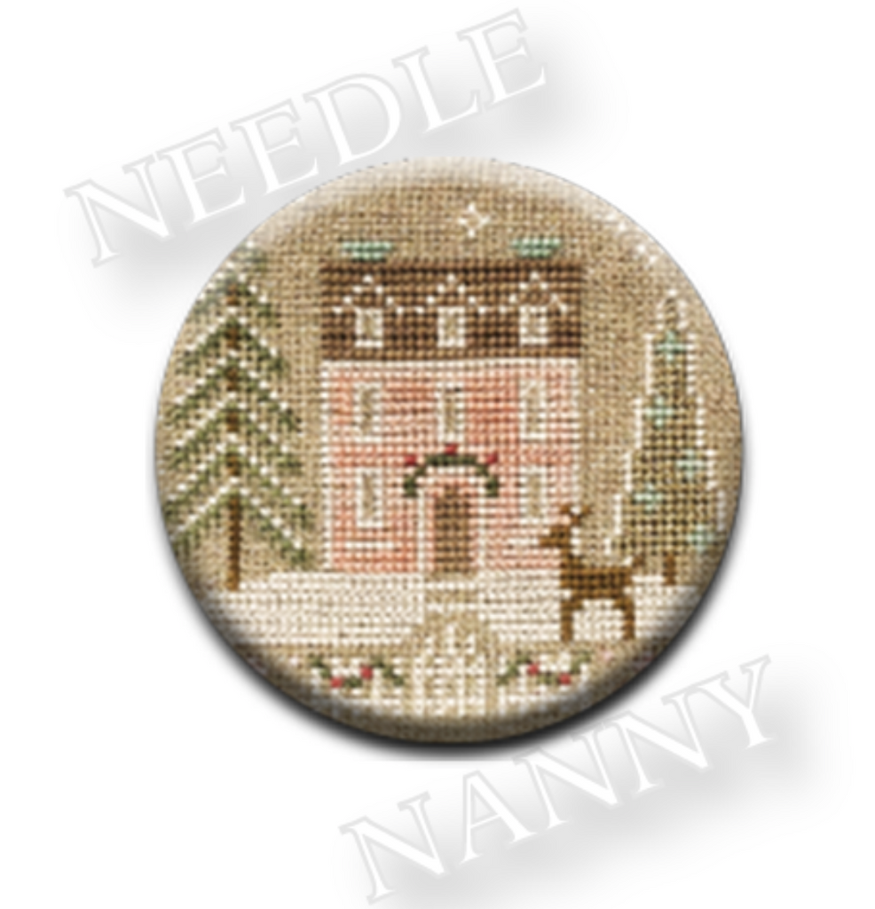 Country Cottage Glitter House #4 Needle Nanny