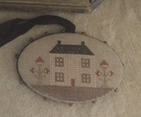 Stacy Nash Primitives ~ Farmhouse Sampler Pinkeep, Pin Disk, Scissor Fob & Needle Book