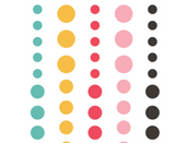 Echo Park ~ Enamel Dots - I'd Rather Be Crafting