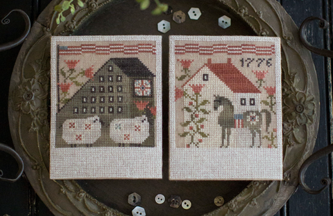 Plum Street Samplers ~ Summer Saltboxes