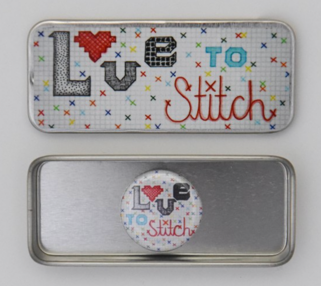 Magnetic Needle Tin ~ Love To Stitch