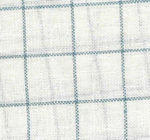 28ct Linen Cashel ~ Newport Misty Blue/Antique White Fat 1/4