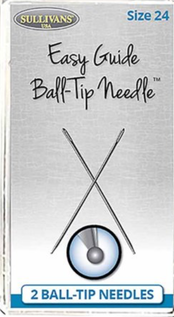 Size 24 Ball Tip Needles ~ pkg of 2