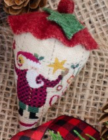 Erica Michaels Designs ~ St. Nick's SILK Berry w/silk gauze