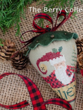 Erica Michaels Designs ~ St. Nick's LINEN Berry