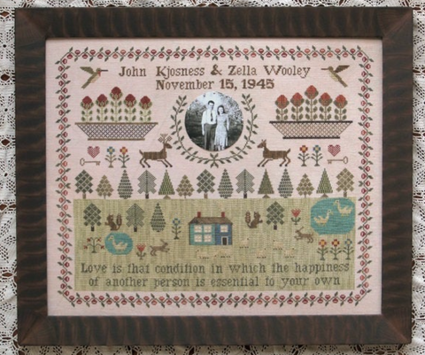 Heartstring Samplery ~ Wedding Sampler