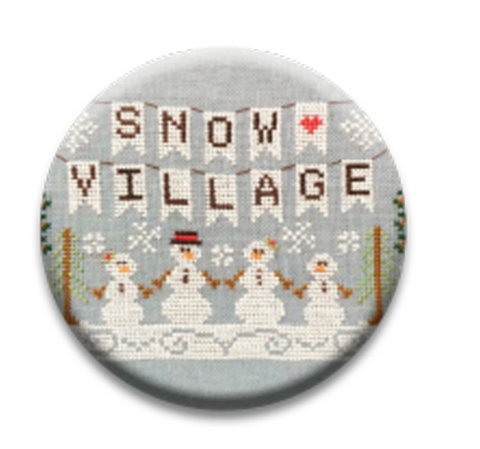 Country Cottage Snow Village Needle Nanny  **Limited # available!