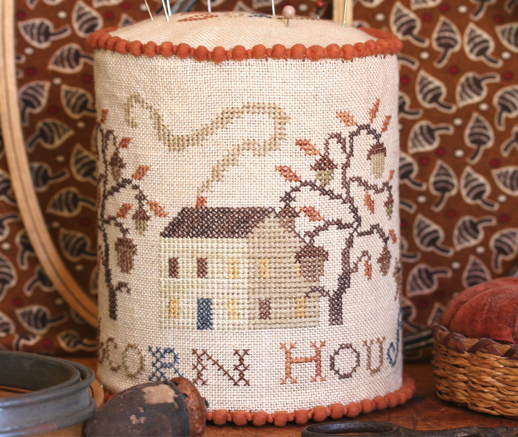 Heartstring Samplery ~ Acorn House Pin Drum