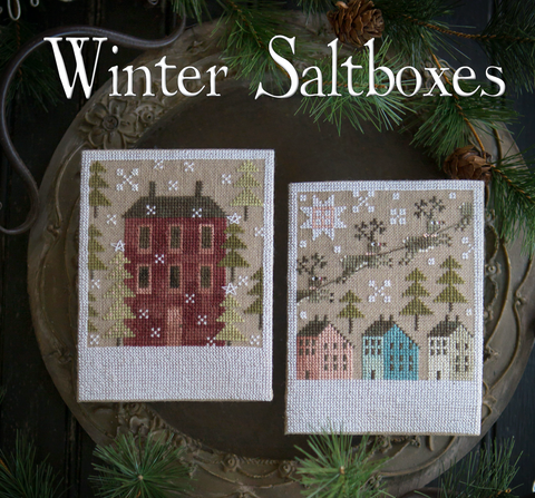 Plum Street Samplers ~ Winter Saltboxes