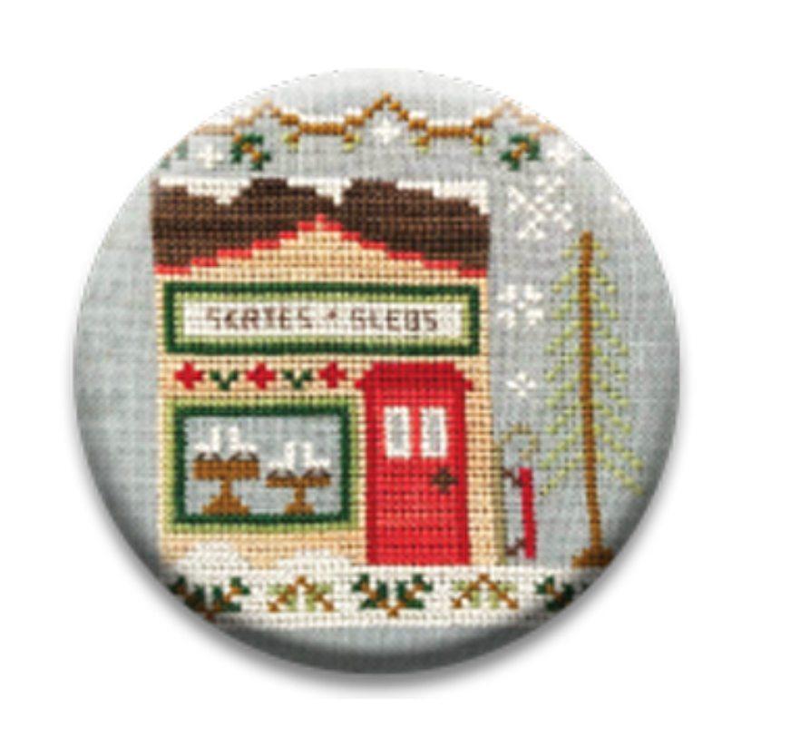 Country Cottage ~ Skate & Sled Inn Needle Nanny