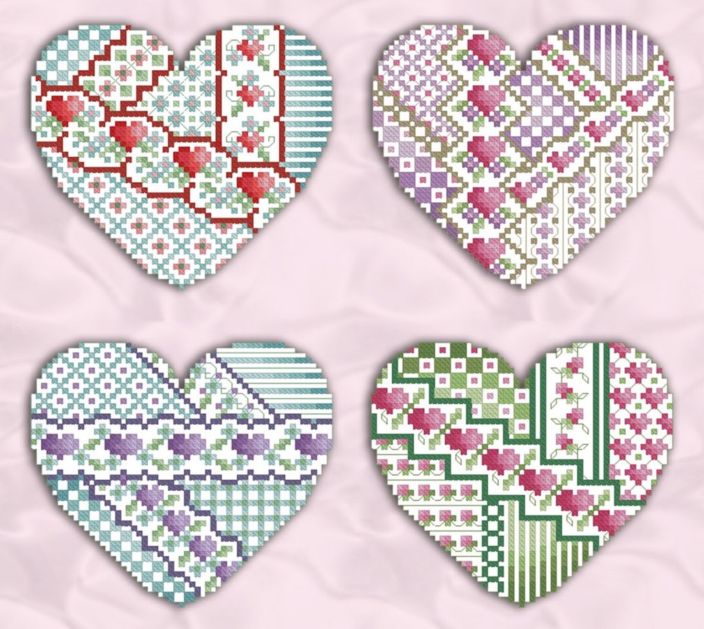 Kitty And Me Designs ~ Crazy Valentines 2 (4 designs!)