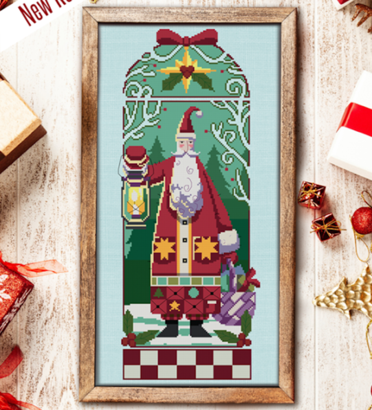 Autumn Lane Stitchery ~ Woodland Santa