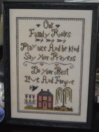 Abby Rose Designs ~ Our Family Rules