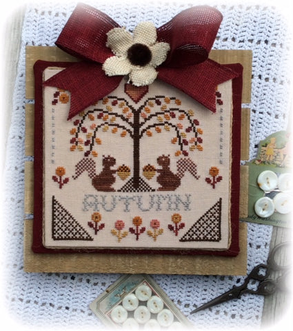 Annie Beez Folkart ~ Sheltering Tree - Autumn