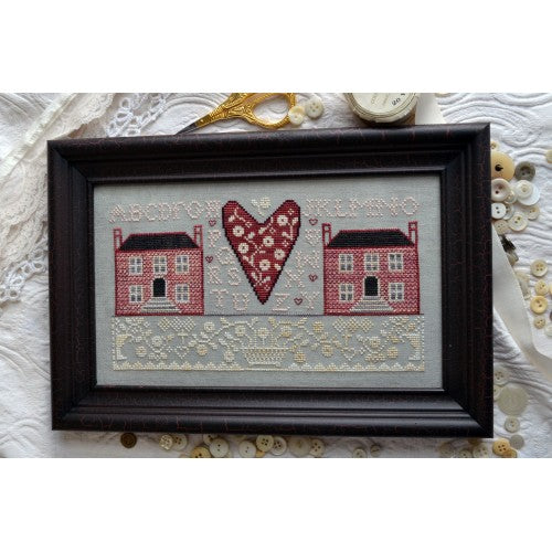 Annie Beez Folkart ~ Little Pink Houses
