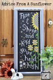 Annie Beez Folkart ~ Advice From A Sunflower