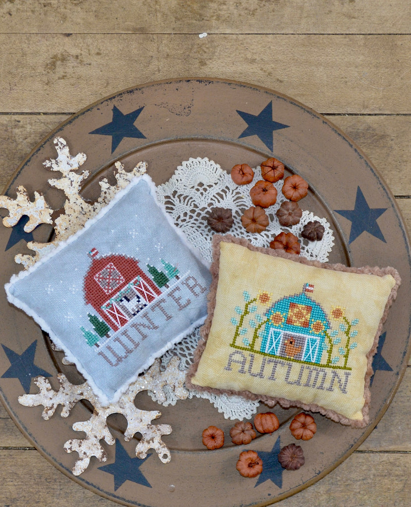 Annie Beez Folkart ~ Bitty Barns Fall & Winter