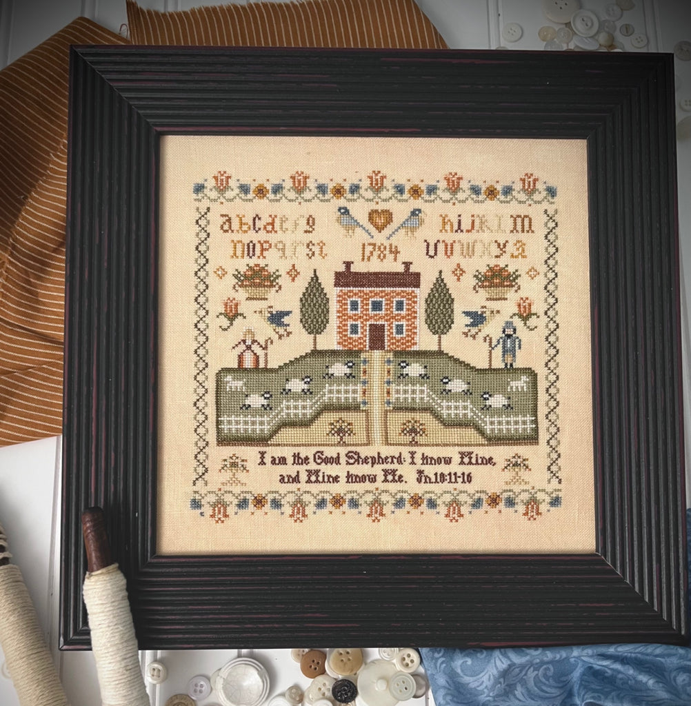 Annie Beez Folkart ~ Good Shepherd Sampler