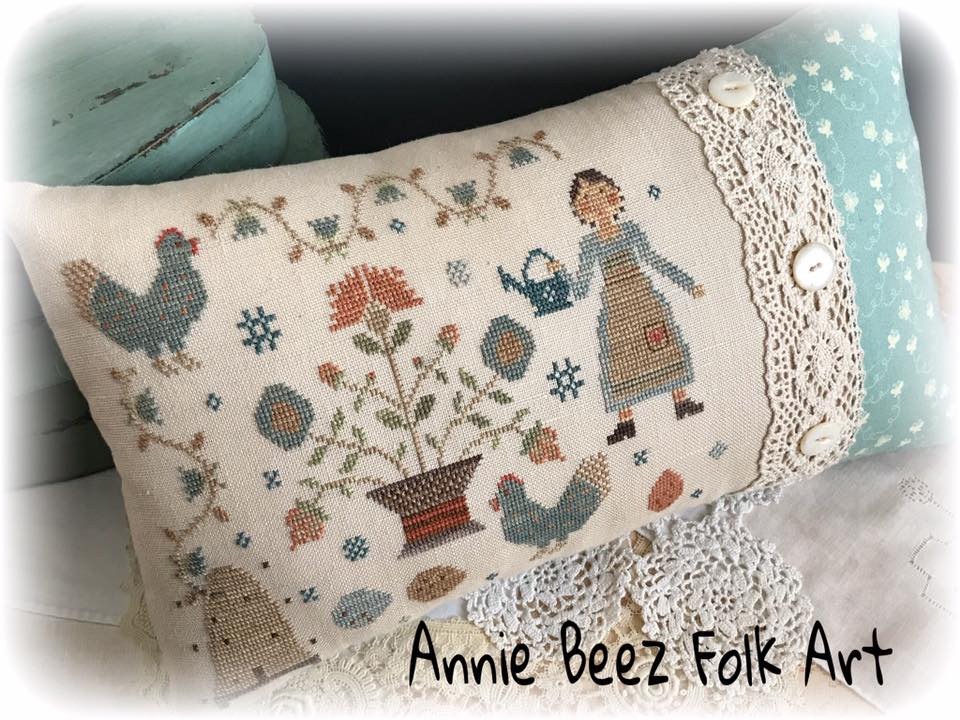 Annie Beez Folkart ~ Garden Fair
